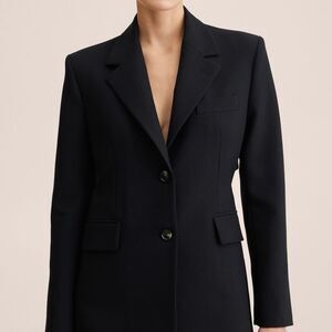 Mango Black Blazer w/ Open Back NWT Size M